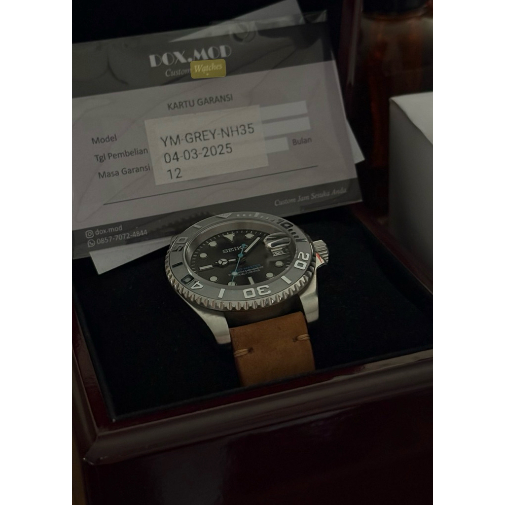 Seiko Mod Yacht-Master Grey Dial NH35