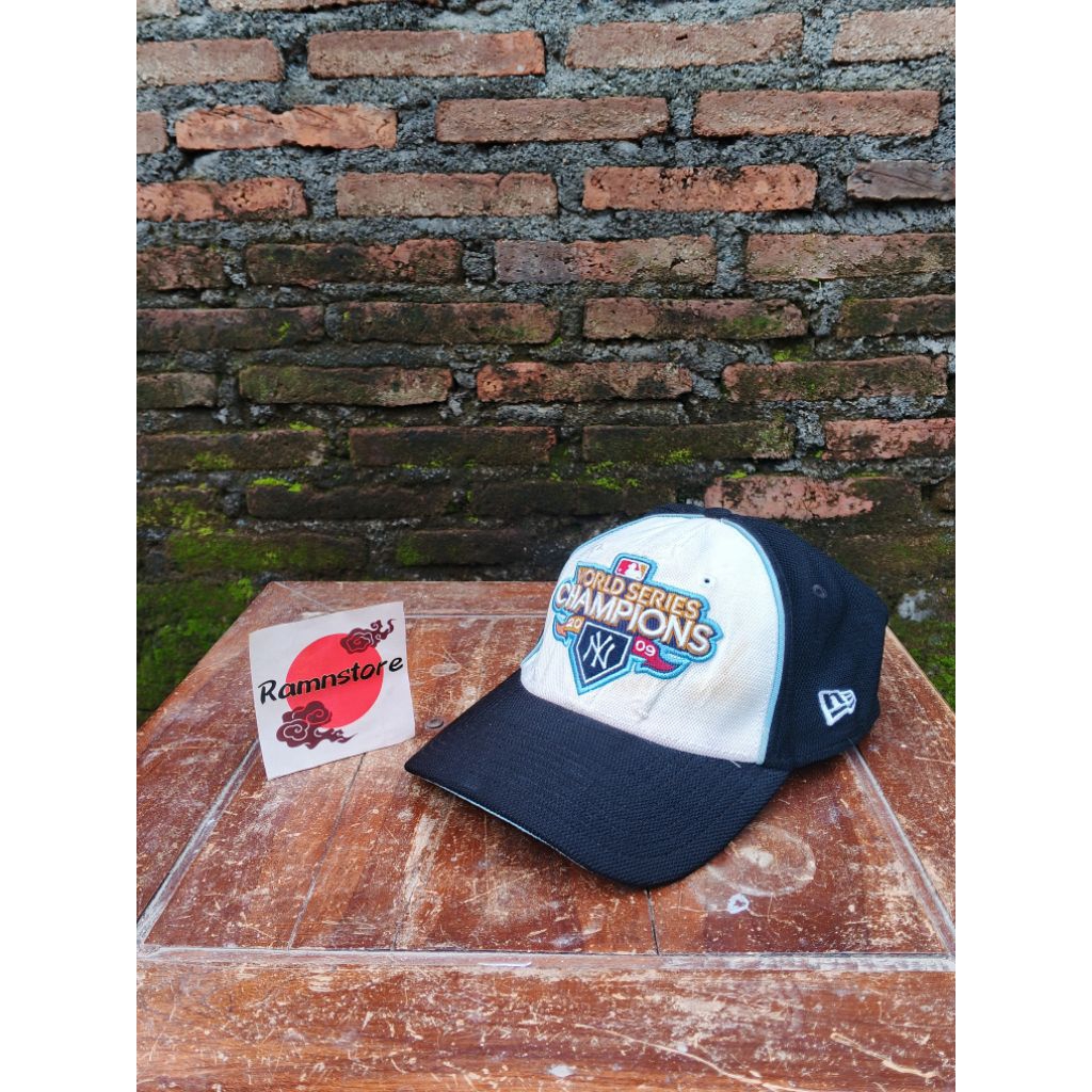 topi new era x champions mlb ny yankees