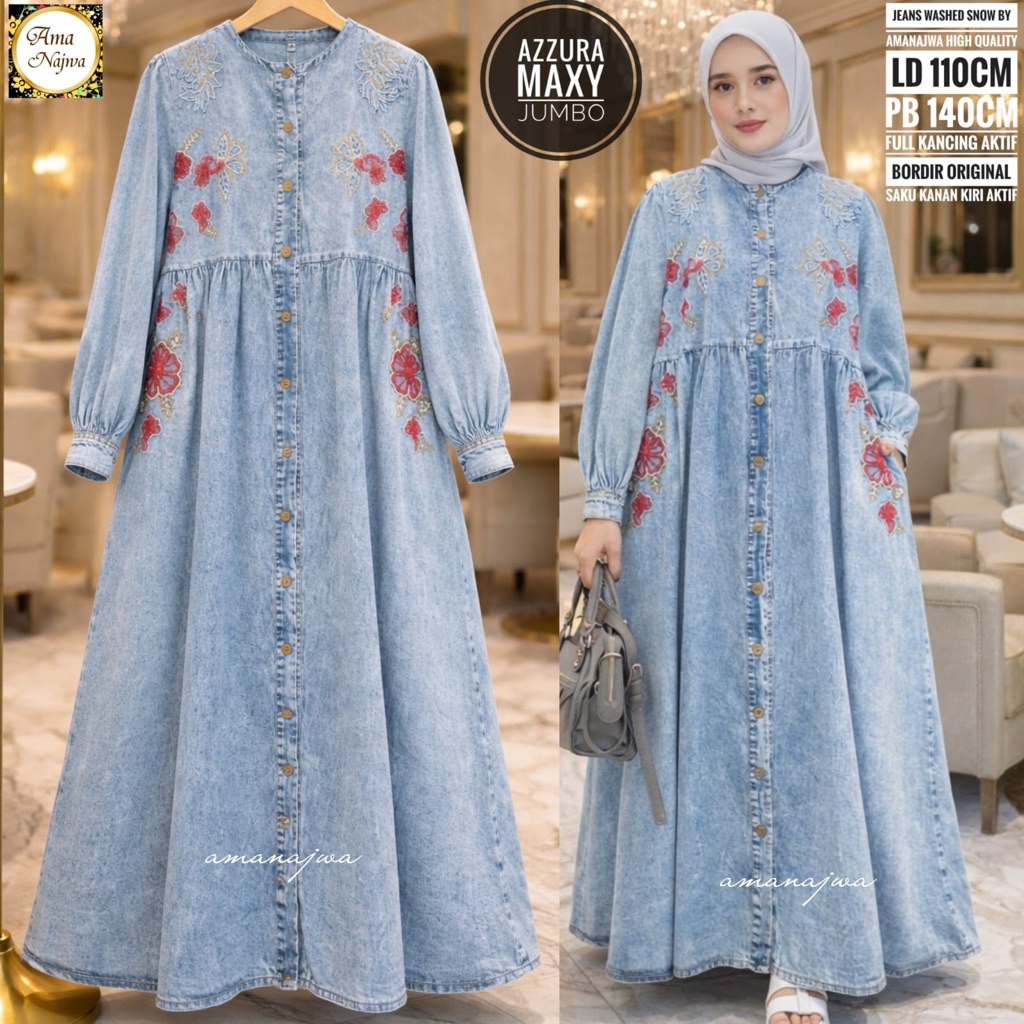 AMA NAJWA - Ld 110cm NEW Azzura Maxy Jumbo 160rb*