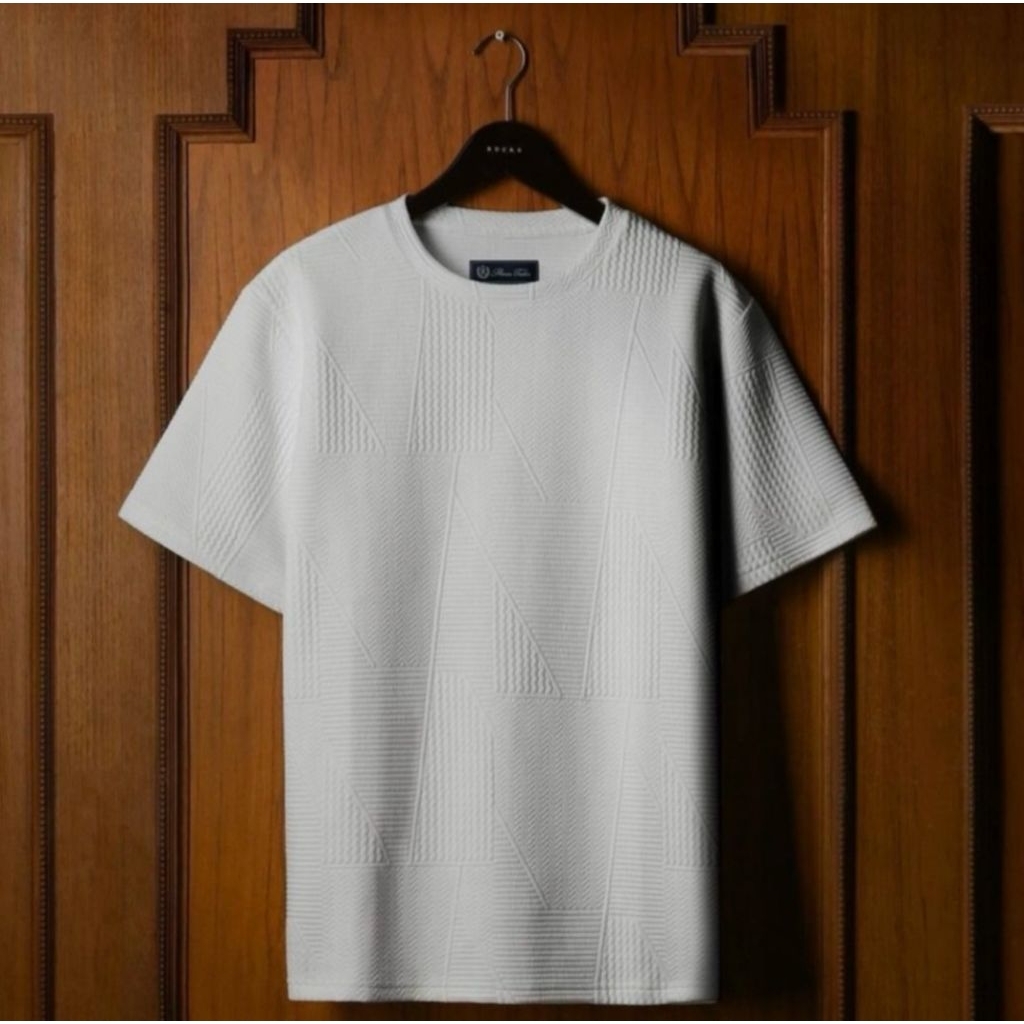 RUCAS Tailor "Textured Knitting" Tee white