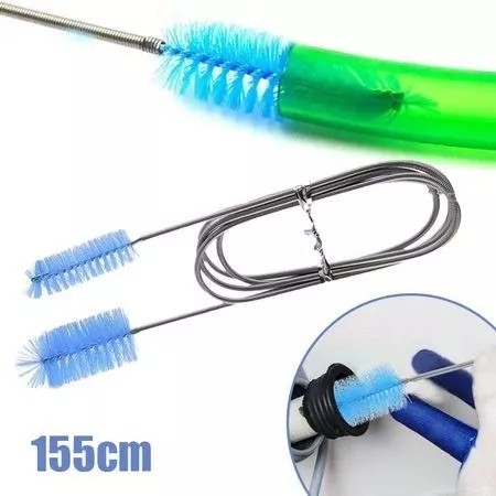 sikat selang kat 155cm pembersih pipa 2 Kepala Sikat Brush Aquascape Flexible Sikat Selang Lily pipe
