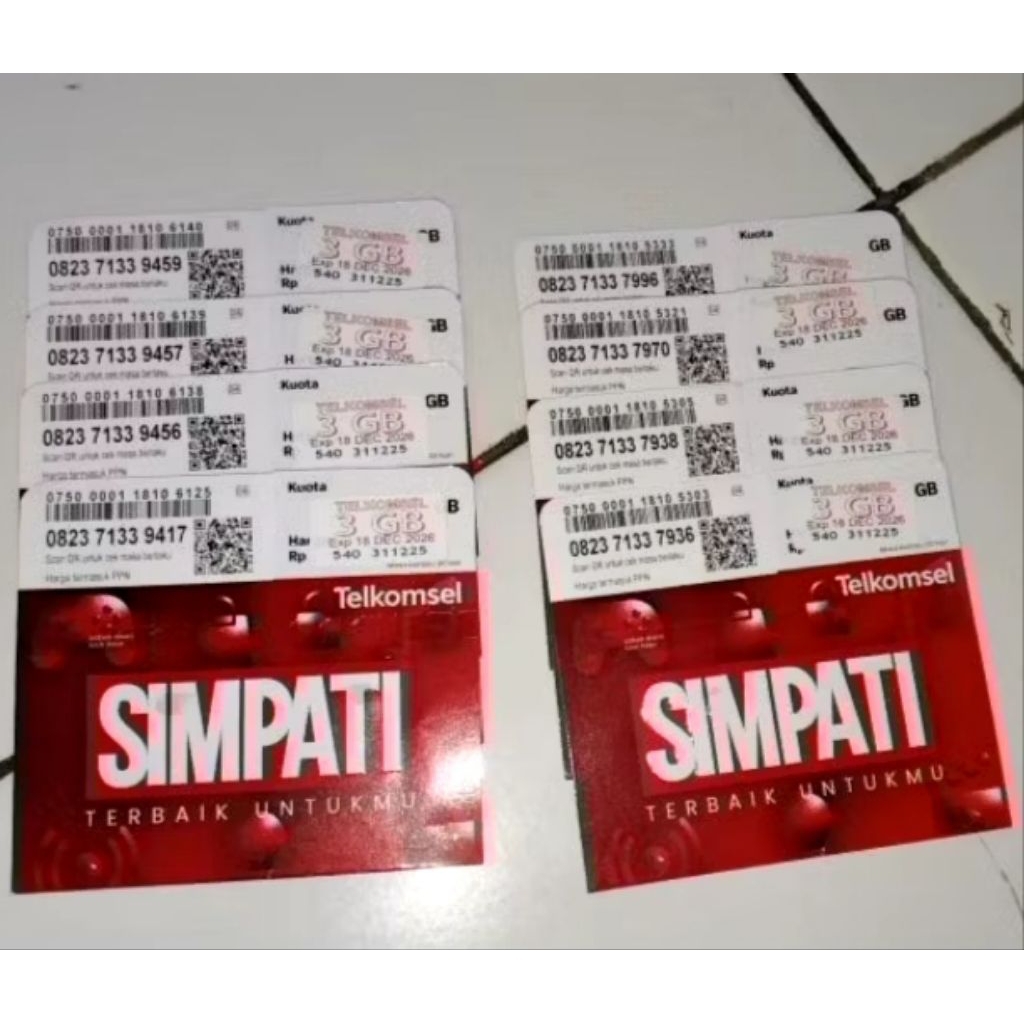TELKOMSEL/SIMPATI 3GB SIAP PAKAI