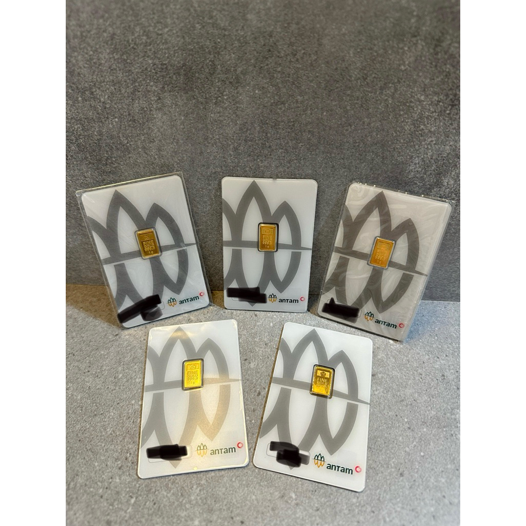 Logam Mulia Emas Antam 1 Gram 999.9 Murni, Kualitas Tinggi