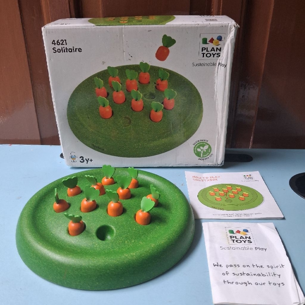 PRELOVED - PlanToys - Solitaire - Wooden Toys