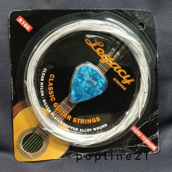 senar gitar Nylon Merk Legacy A106 / Senar gitar klasik Legacy