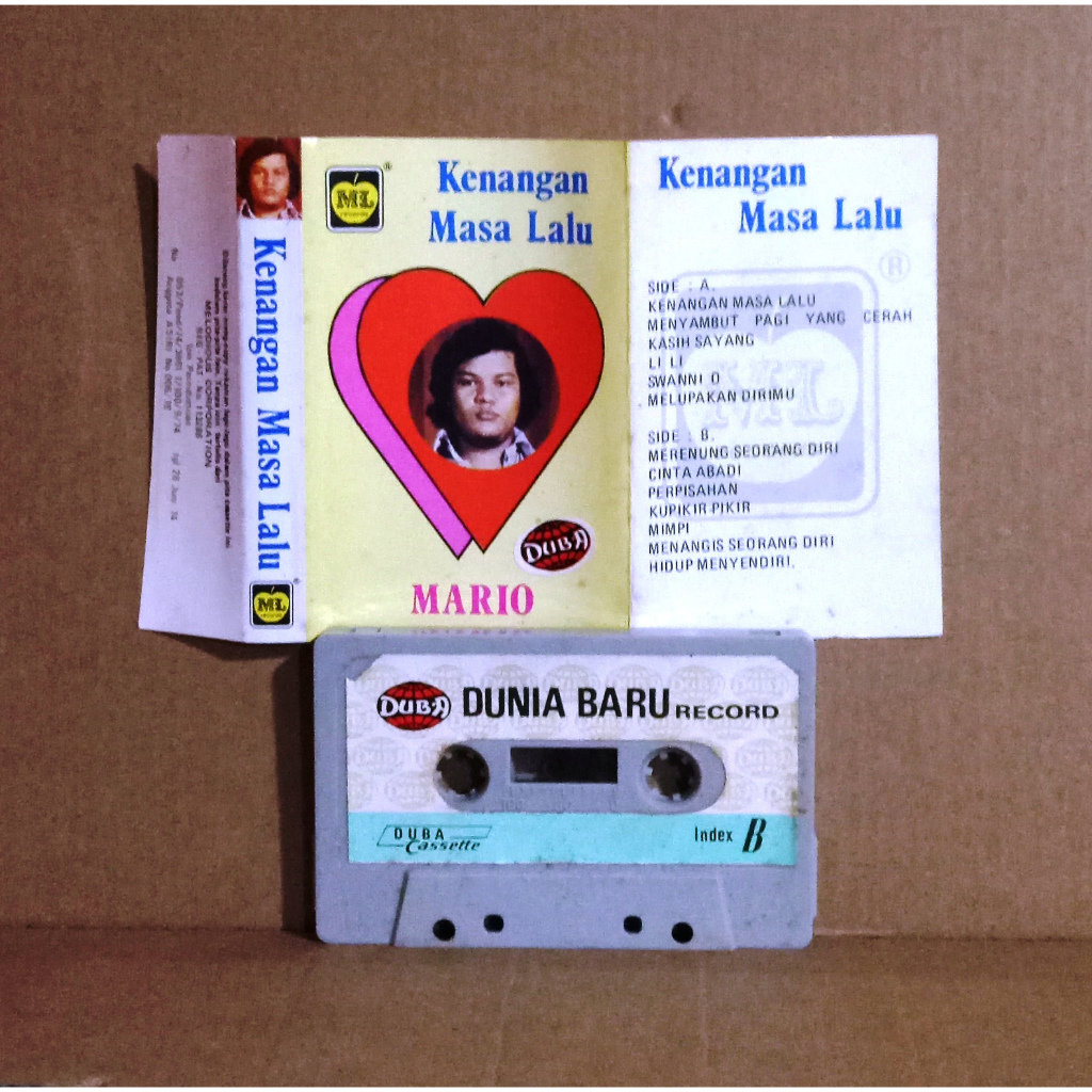 MARIO - KENANGAN MASA LALU - Kaset