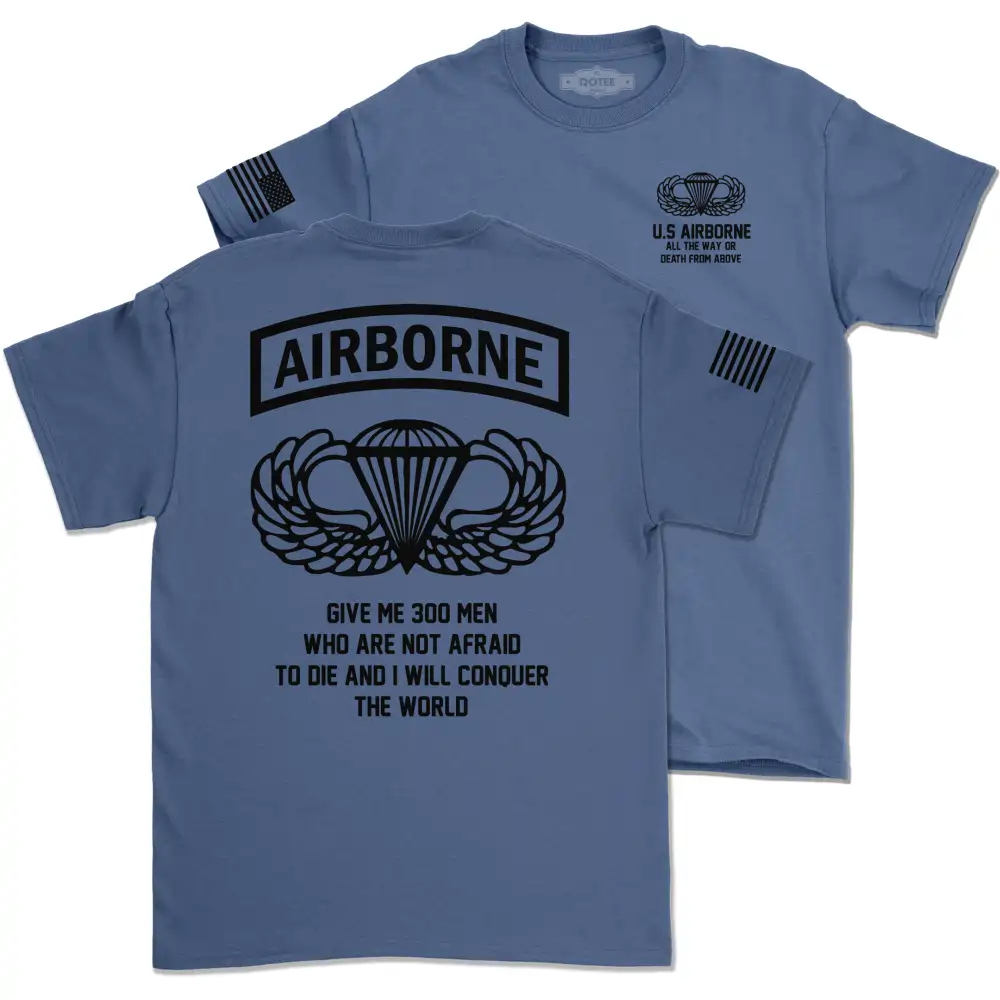 Rotee Kaos Airborne Badge Steel Blue