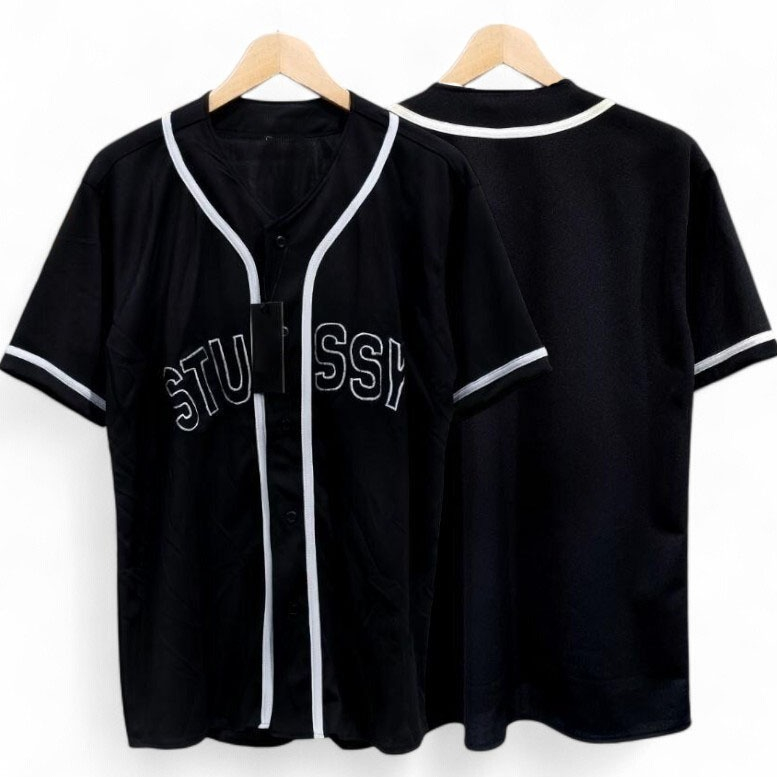 BAJU JERSEY BASEBALL STUSSY UNISEX PRIA WANITA TERBARU PREMIUM ORIGINAL