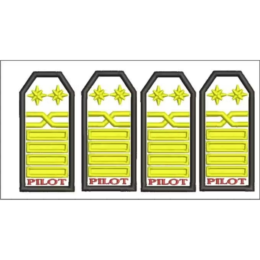 pangkat maritime pilot/bordiran timbul