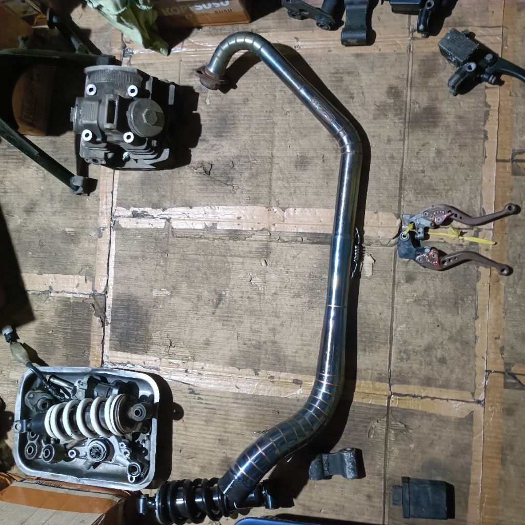 leheran knalpot racing sx vixion