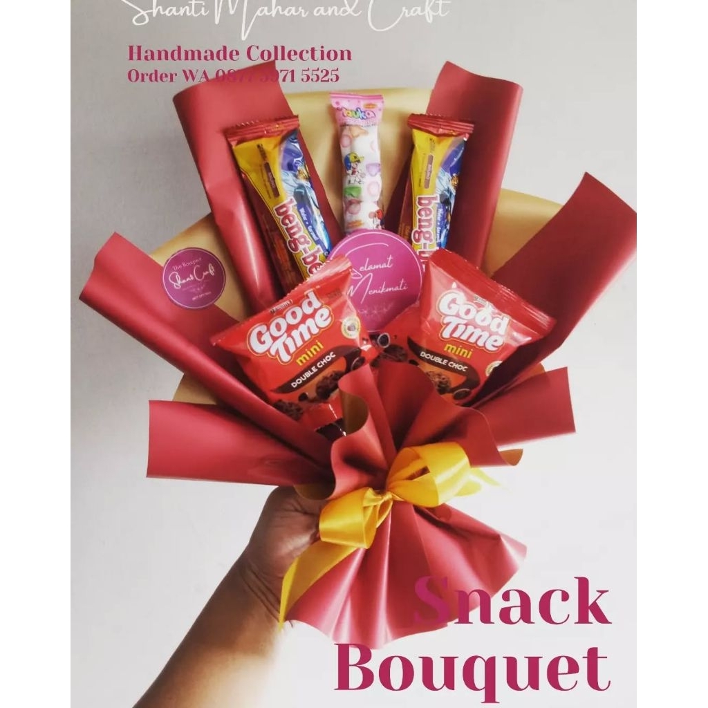 Buket Bunga/Buket Snack/Buket Uang/Buket Mawar Pita