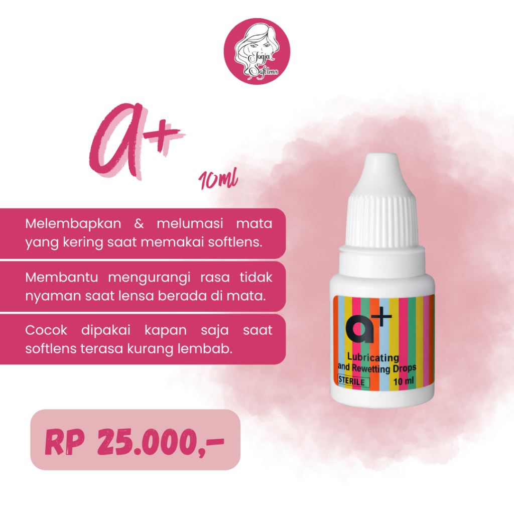 JOGJA SOFTLENS - TETES MATA SOFTLENS A+ Eye Drops - tetes mata softlens tetes softens airdrops softl