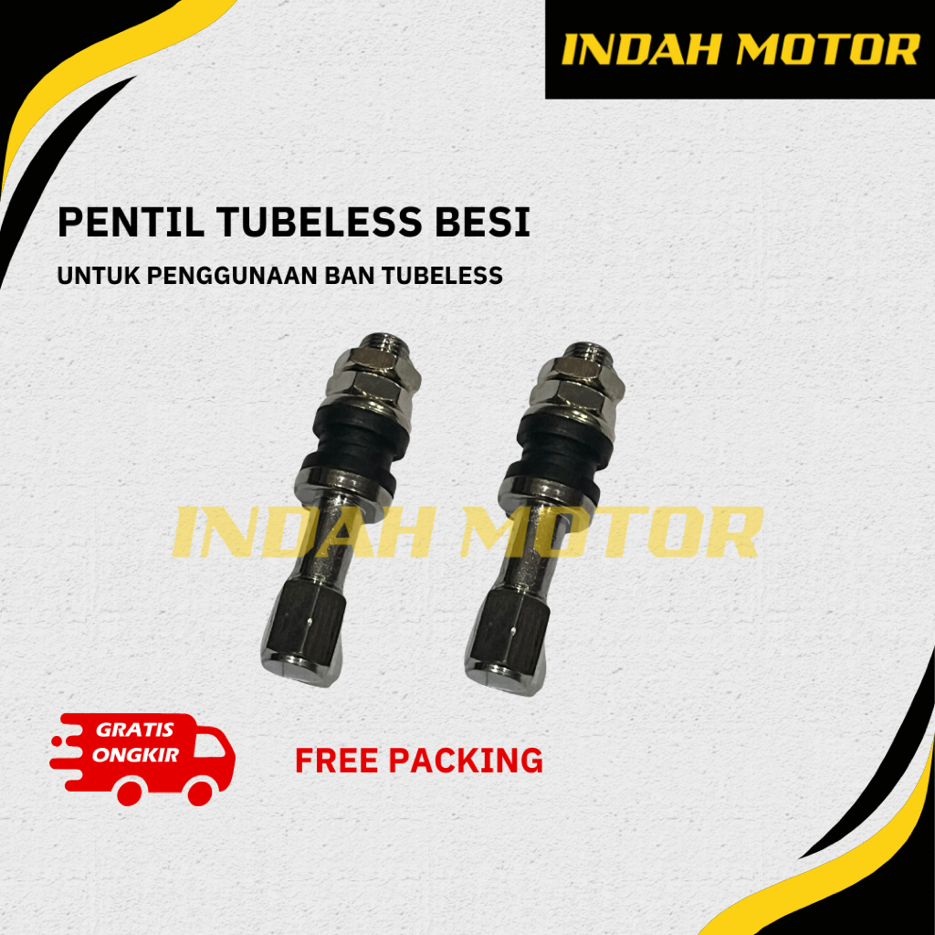 PENTIL TUBELESS BESI | PENTIL UNTUK BAN MOTOR TUBELESS