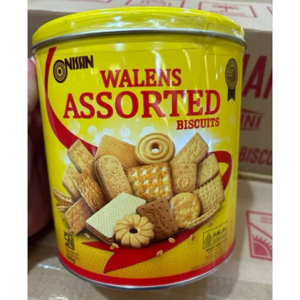 biskuit Kaleng Nissin Walens Assorted