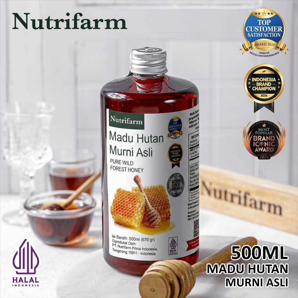 Nutrifarm Madu Hutan 500 ml / 736 gr