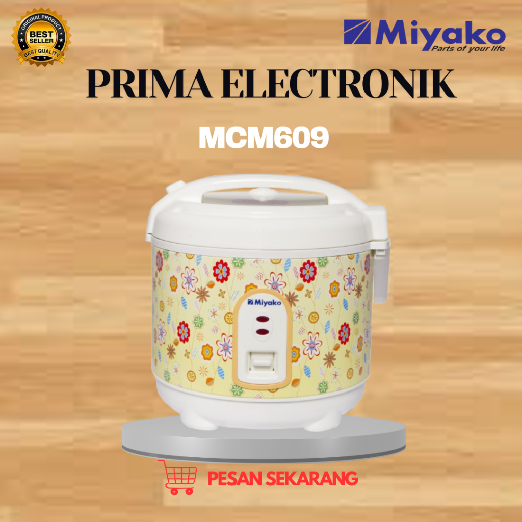 Rice Cooker/MIYAKO MCM-609/MCM609/MCM609/MCM 609/MCM-609/MCM 609 Magic Warmer Plus 0.63L/ORIGINAL