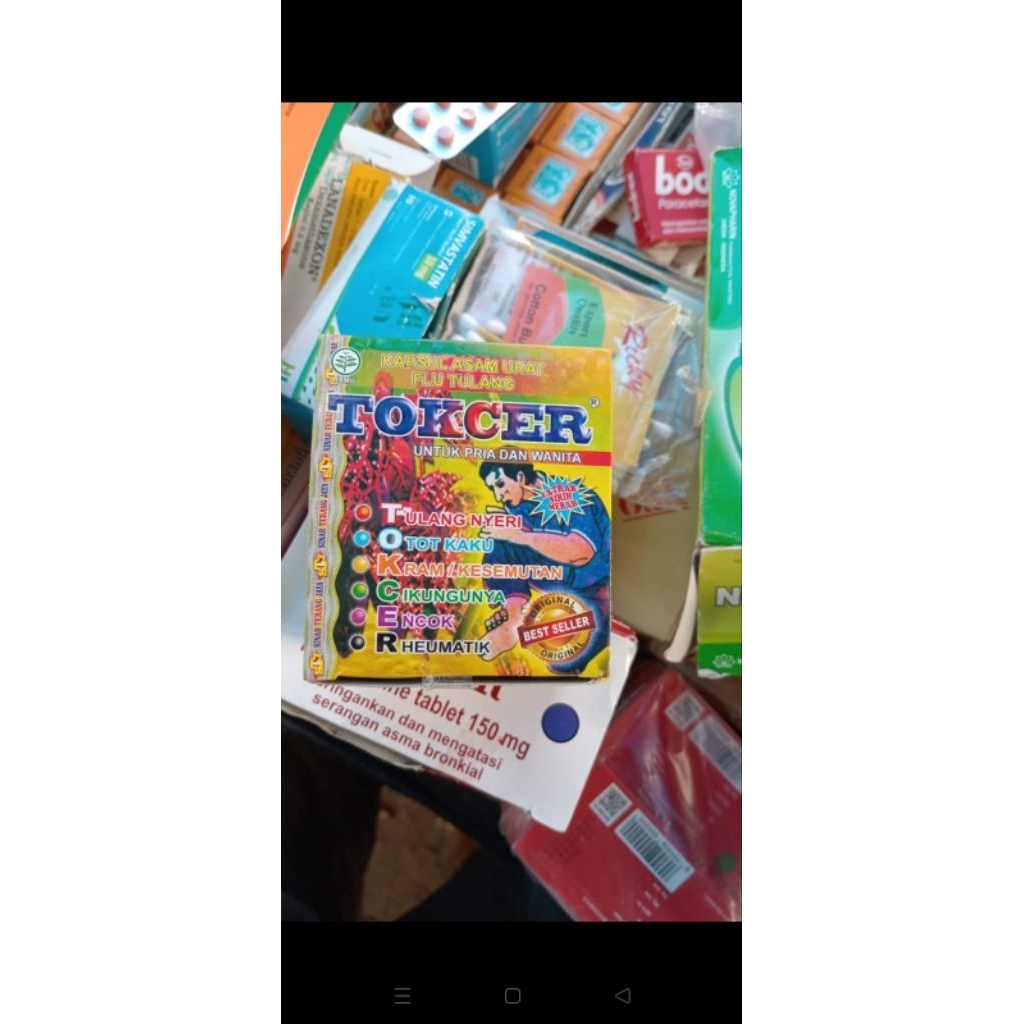 Kapsul Herbal Asam Urat TOKCER - Herbal, Efektif, Praktis