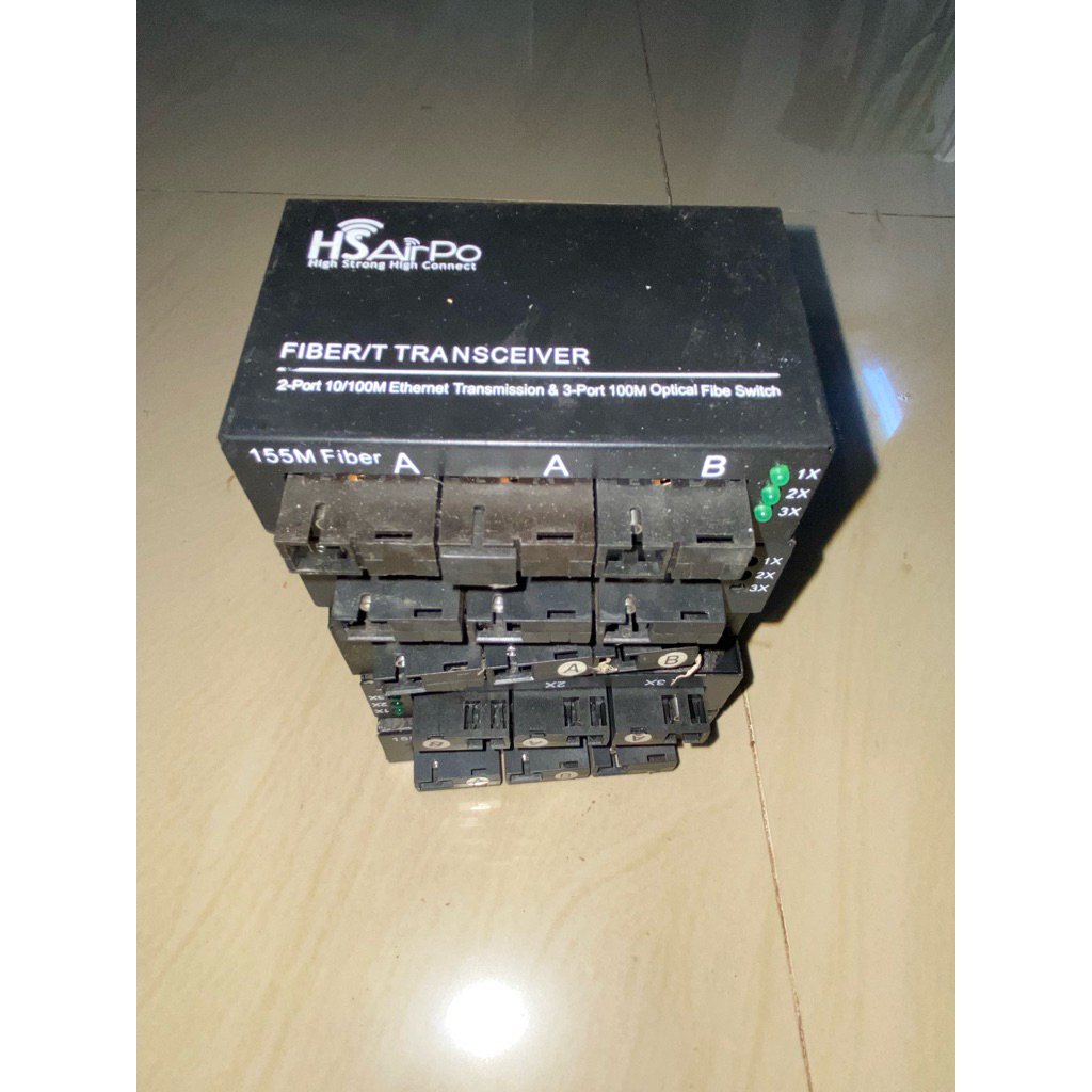 HSAirpo CM3F2E Media Converter Bekas Migrasi OLT