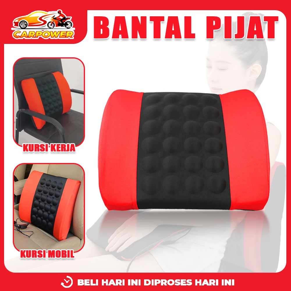 Bantal Pijat Punggung Portable Mobil Bantal Pijat Getar Bantal Pijat Mobil