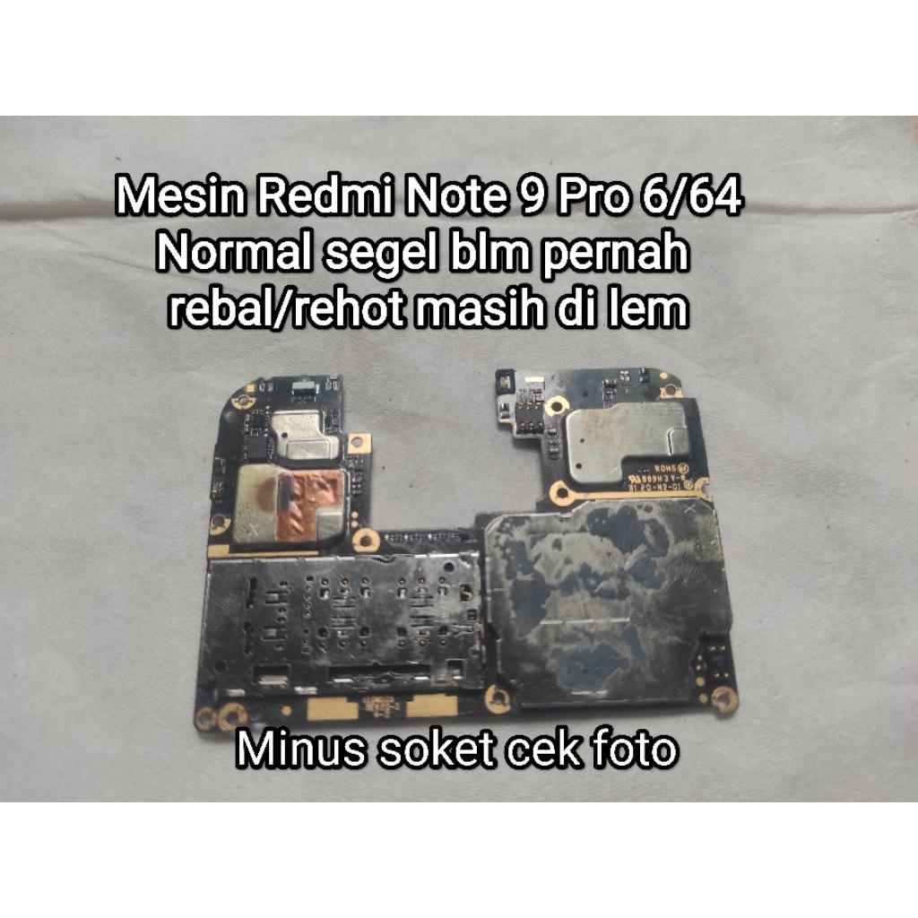 Mesin Redmi Note 9 Pro Normal