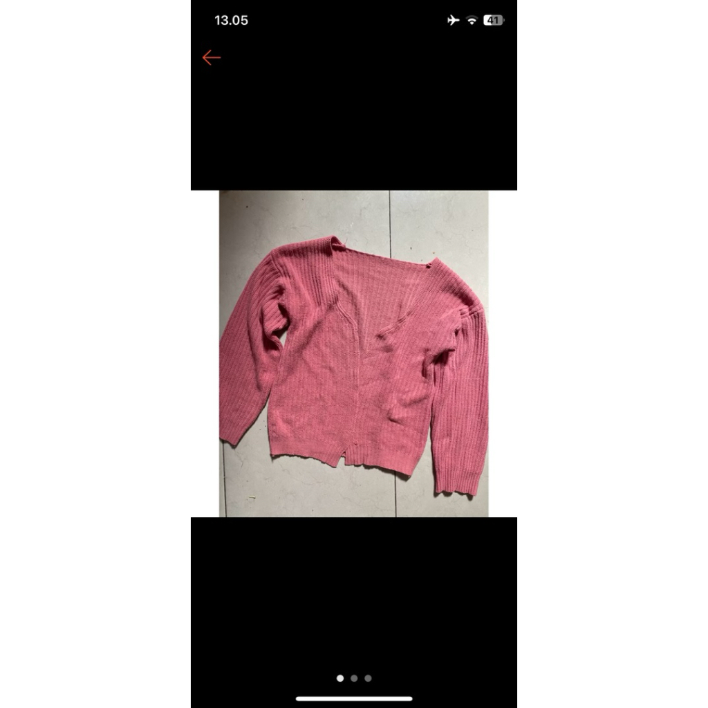 Preloved Cardigan Pink