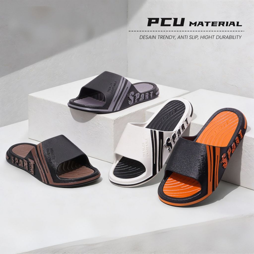 Sandal Selop Slide Jelly Pria Terbaru