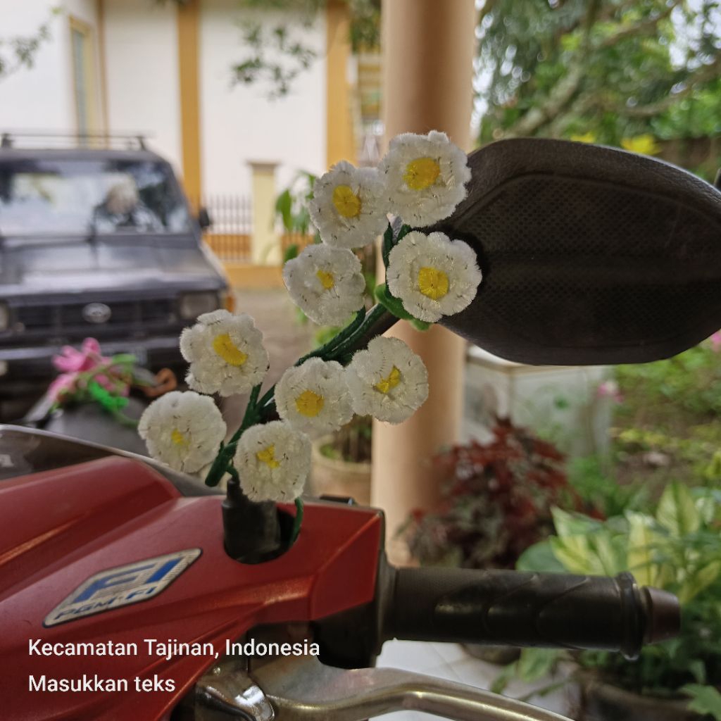 aksesoris hiasan dekorasi spion motor/ sepeda listrik