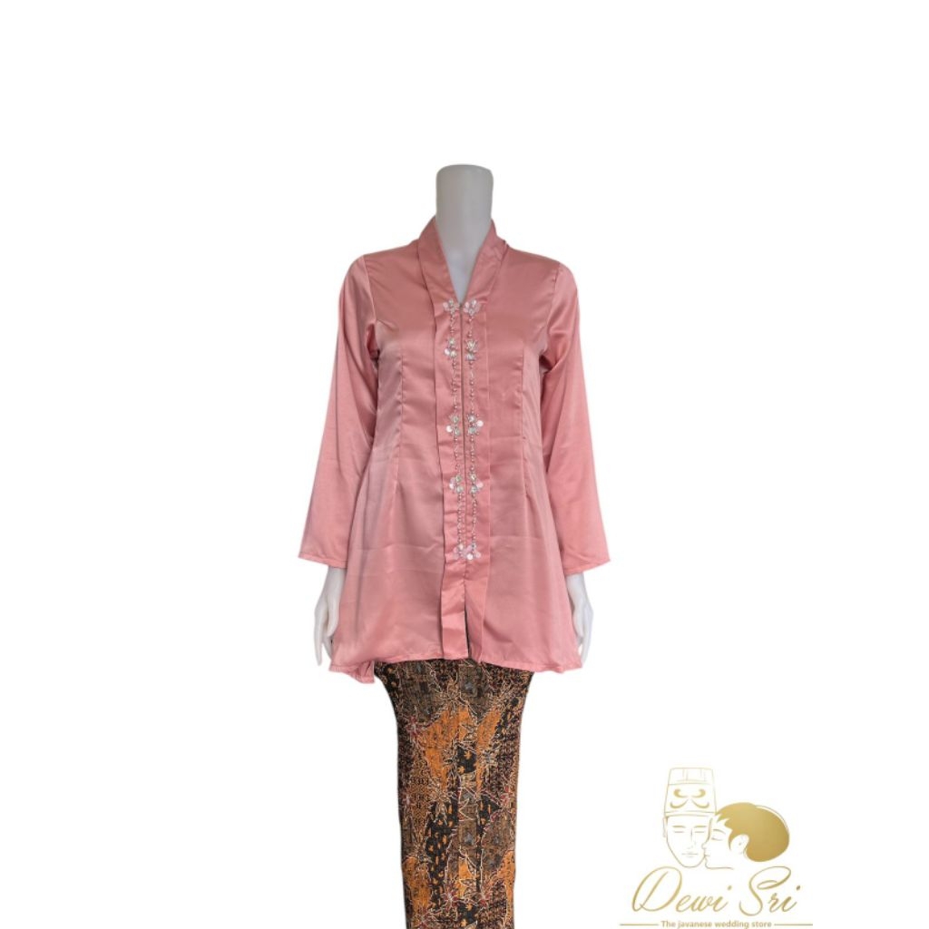 kebaya kartini rosegold