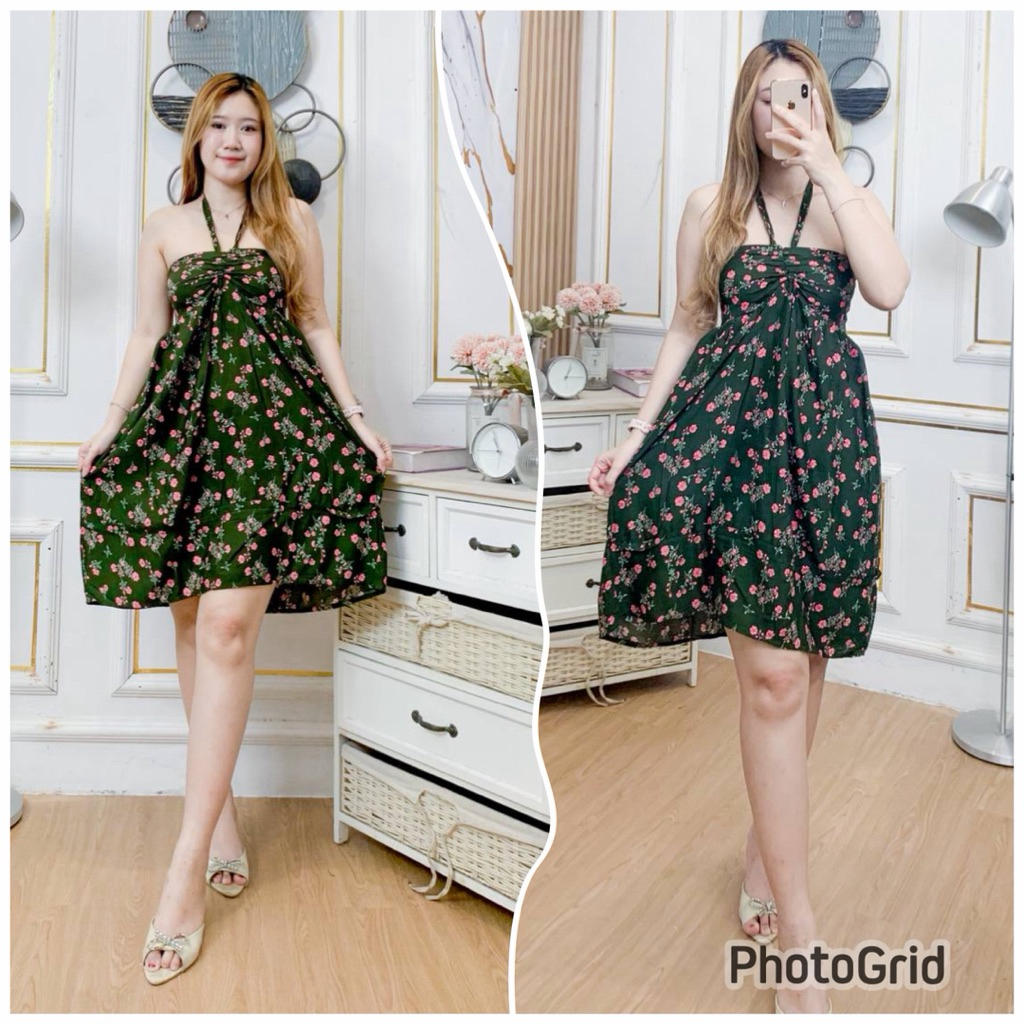 daster imelda/dress imelda/tali leher/daster anti pelakor/dastersexy/pendek/daster bali/katun rayon