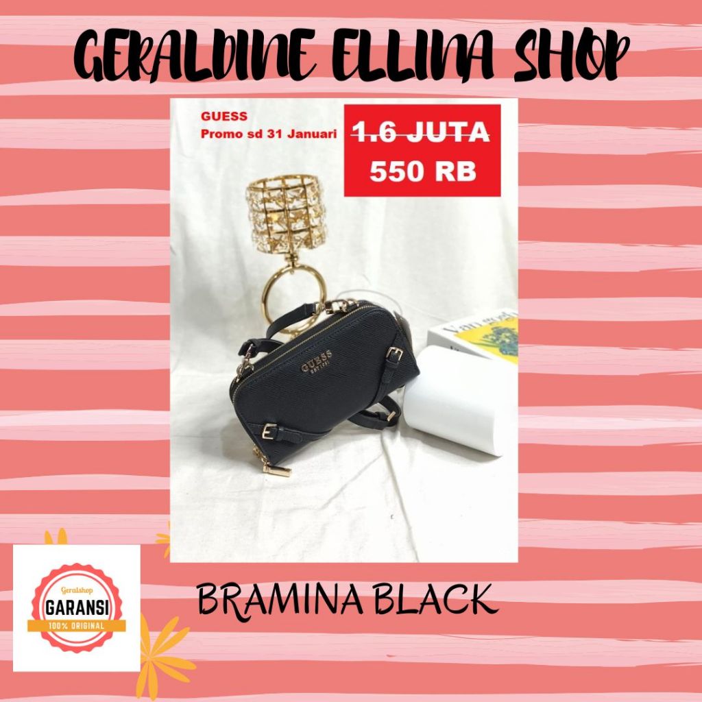 Tas Guess sling bag original sale BRAMINA