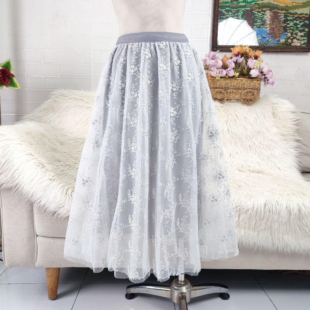 rok panjang rok tulle panjang rok tulle bordir rok tutu bordir rok tutu panjang