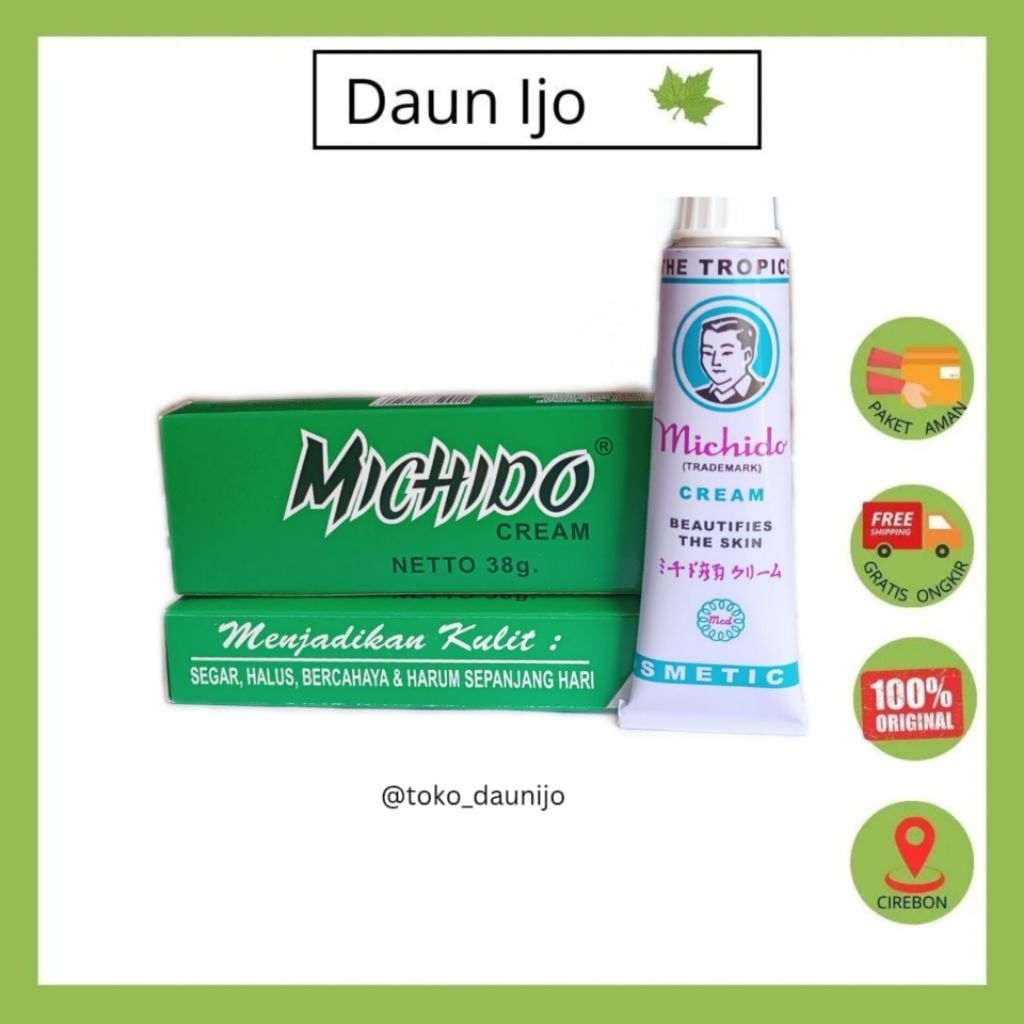 Michido Cream |Moisturizer pelembab Pria dan Wanita 38 g