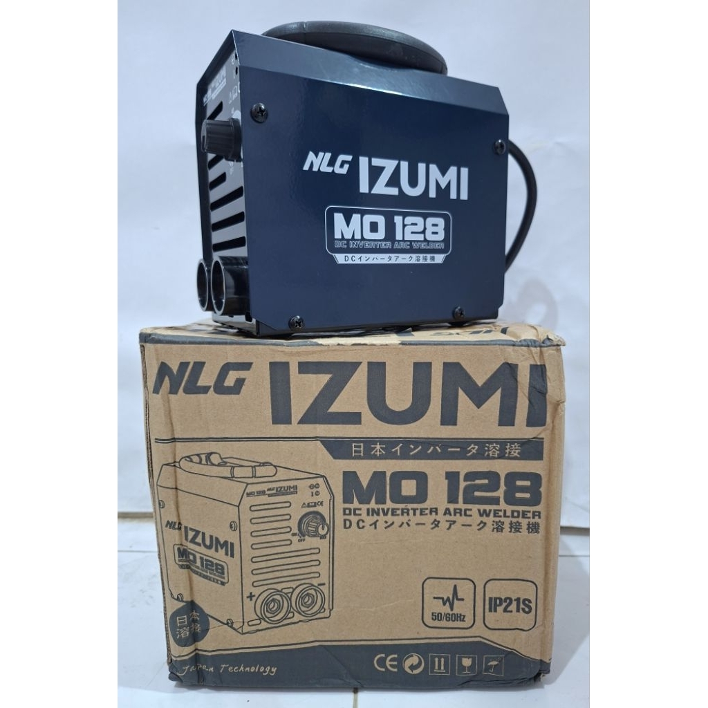 Baru IZUMI japan technology mo 128 DC inverter arc welder IGBT 450 watt 220V mesin trafo las listrik