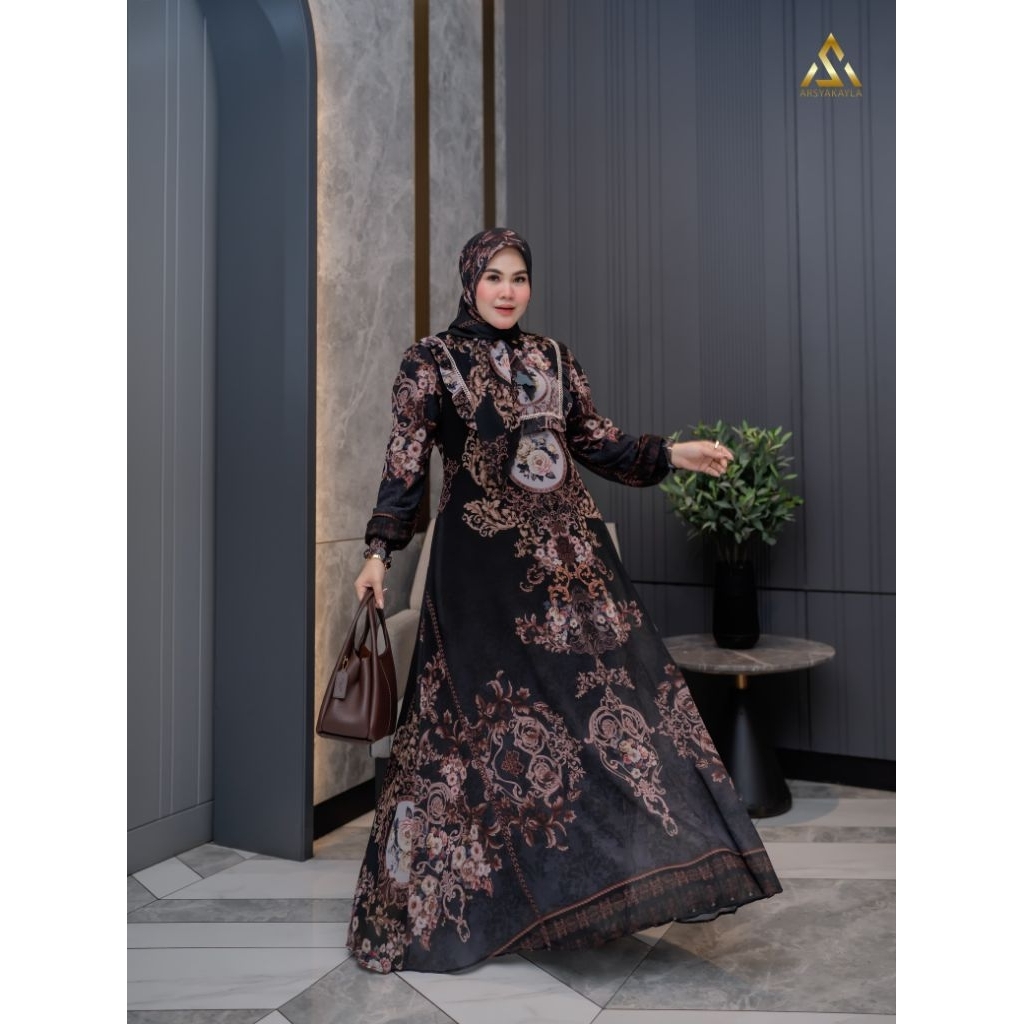 gamis Ayana dress set jilbab Arsyakayla