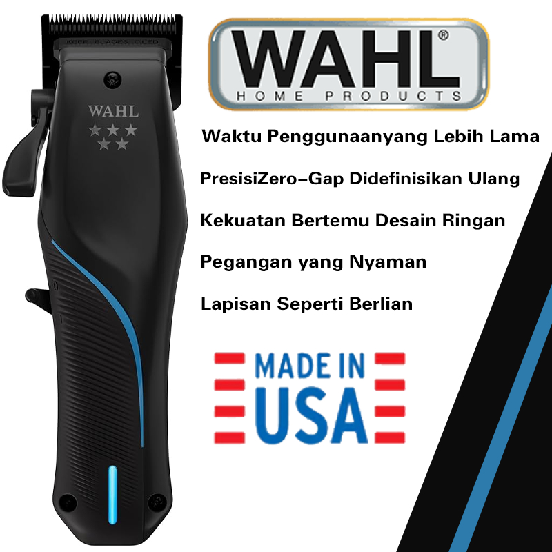 Ori Wahl 5 Star Vapor Cordless Clipper - Alat Cukur Rambut Profesional, Alat Cukur Rambut, Mesin Pot