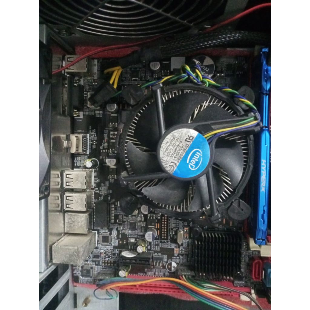 PAKETAN CPU mobo h61+i5-3470+4gb
