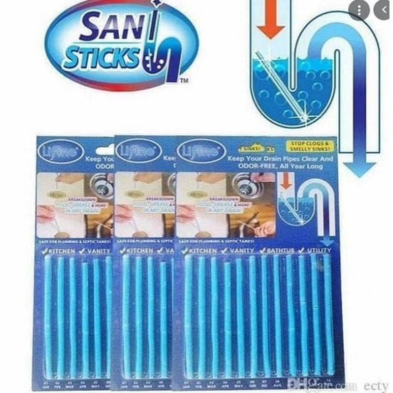 READY Sani Stick / Sani Stick Pembersih Pewangi Wastafel / Pembersih Sumbatan / Permbersih Saluran M