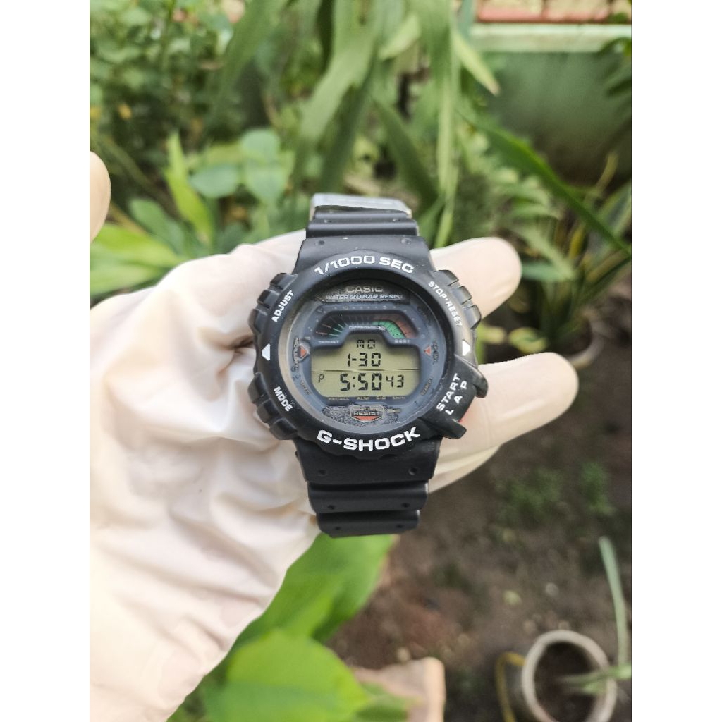 (Harga Net) Jam Tangan Casio G-Shock DW-6000 Original Vintage 6 Tombol, bezel aftermarket, holder/ri