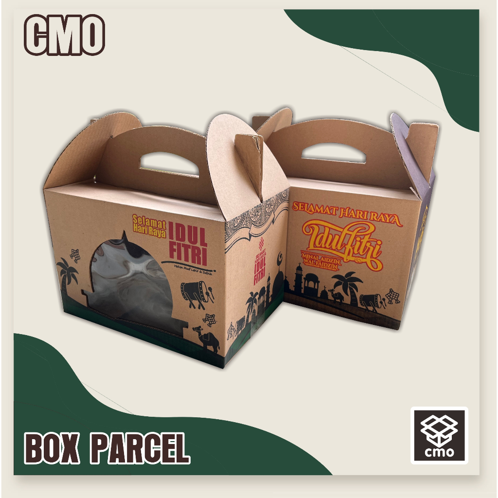Kardus PARCEL 30x20x20 cm (Model Jinjing)  Kardus | Parcel | Lebaran | idul Fitri | sembako | hamper