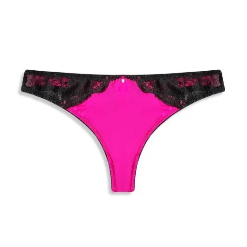 Thong Secret Possession Edge Lace Pink