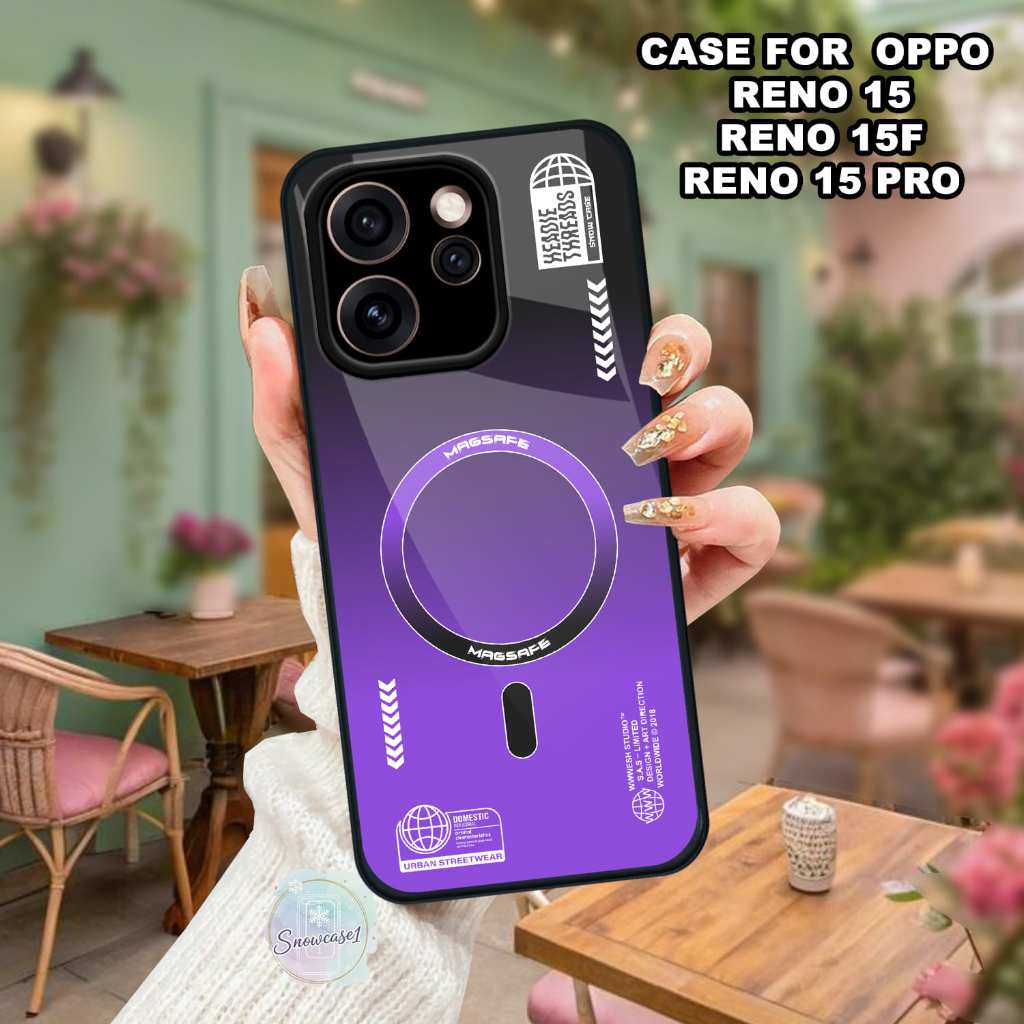 [AR71] Case Hp OPPO Reno 15 Reno 15F Reno 15 Pro Terbaru  - SOFTCASE GLASS KACA  OPPO Reno 15 Reno 1