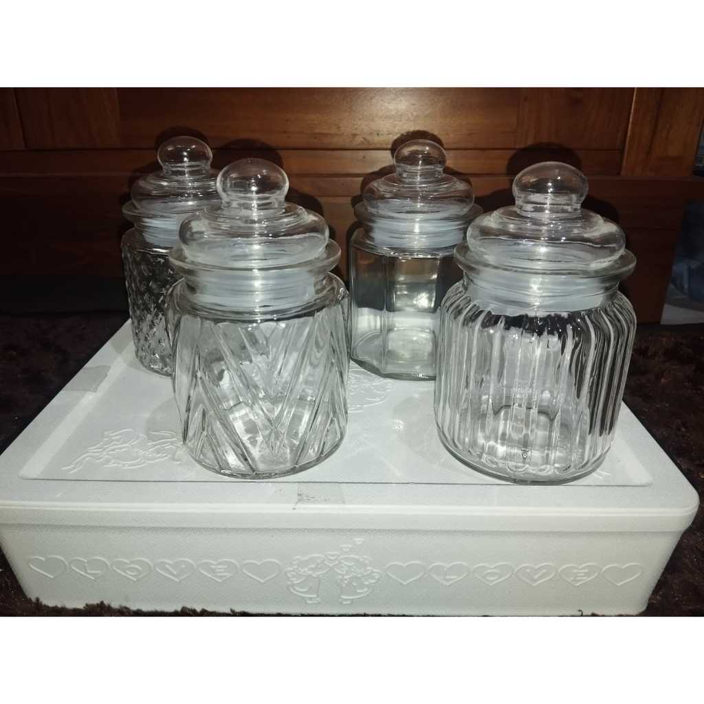 Toples Kaca Mini Souvenir Desain Kristal PRELOVED