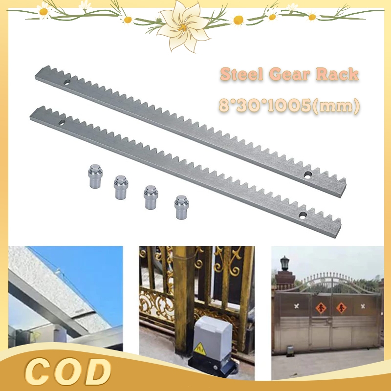 Rel Gigi Baja 8mm Rel Gigi Karbon Tahan Aus Pengoperasian Lancar Untuk Transmisi Mesin Bubut