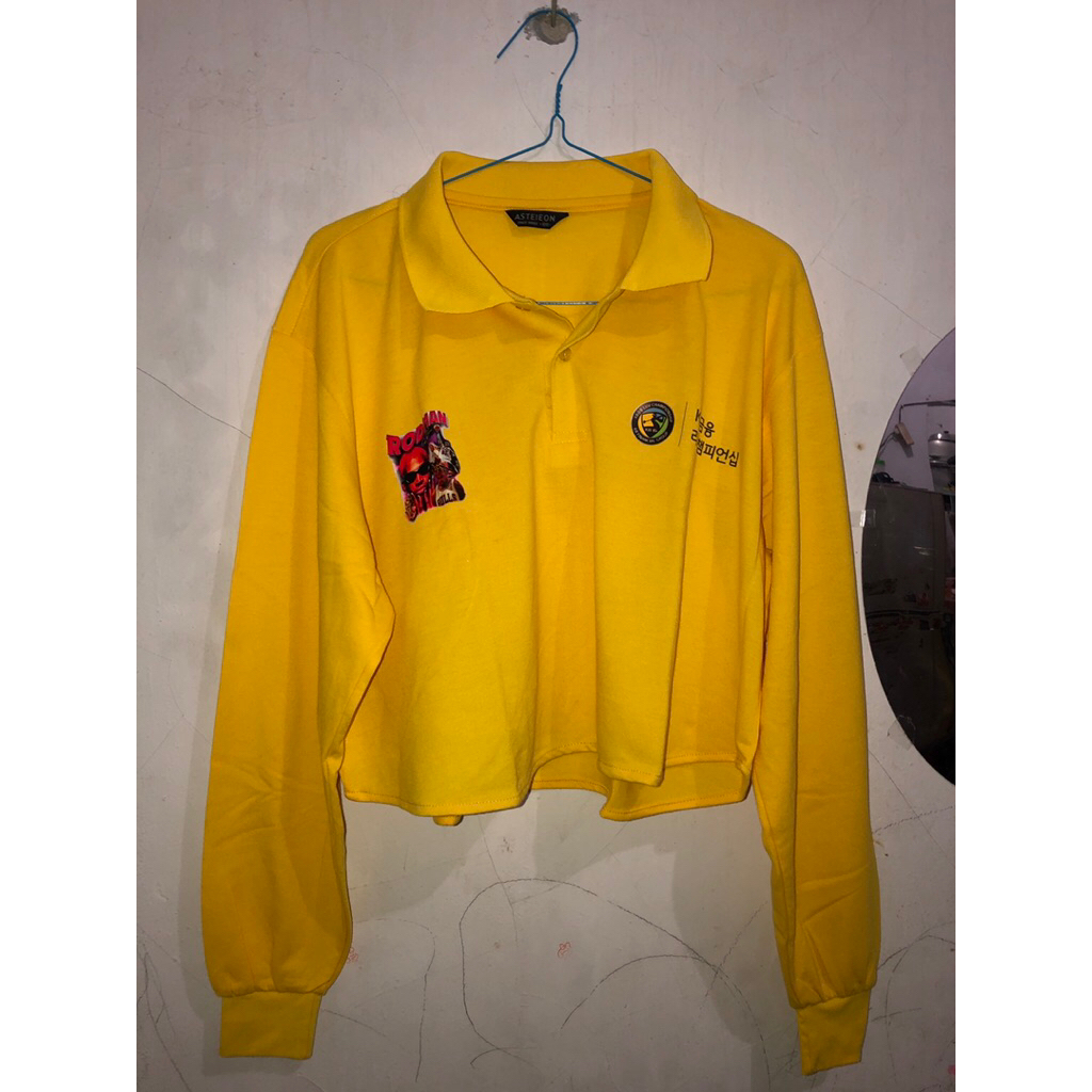 preloved polo panjang crop