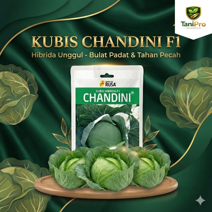 Benih Kol Kubis Hibrida Chandini F1 kemasan 25 Gram Original Cap Rusa