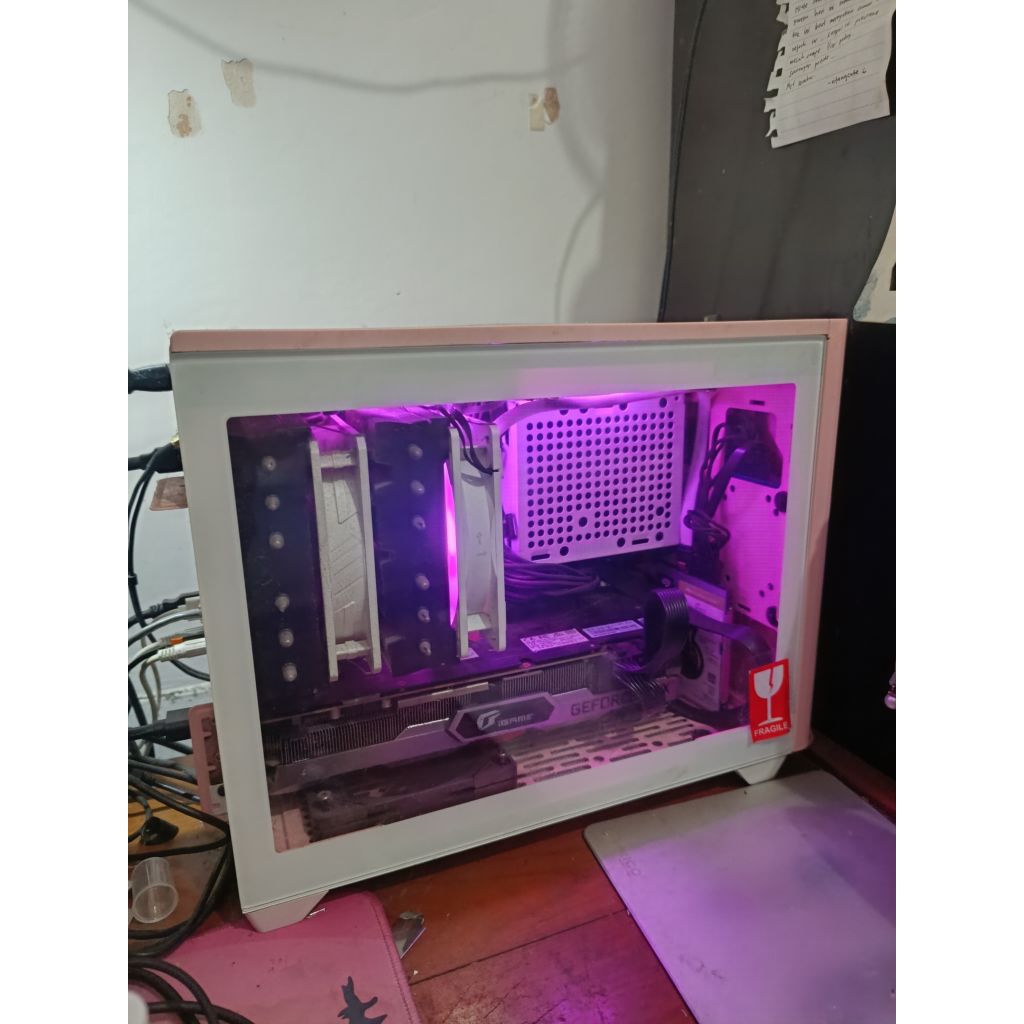 case cooler master itx NR200P Pink terawat