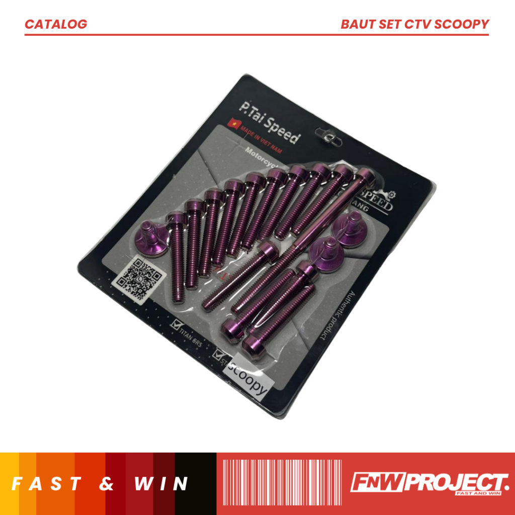 BAUT TITANIUM CVT SET SCOOPY