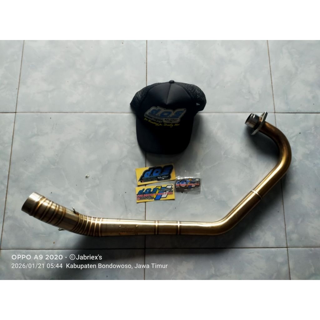 Leheran Knalpot DOS Muffler Original PNP Honda Tiger