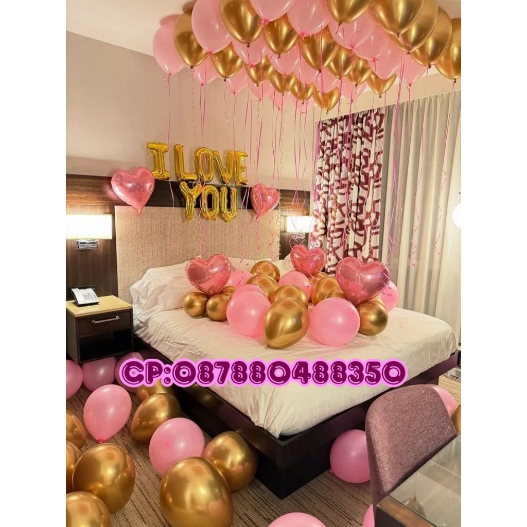 PAKET ROOM DECOR |DEKORASI KAMAR HOTEL|DEKORASI ULANG TAHUN |ROOM DEKOR ROMANTIS|DEKORASI VALENTINE