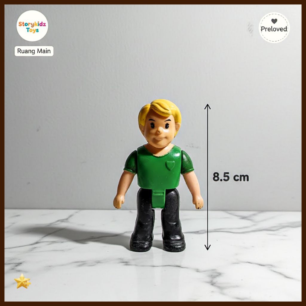 Mainan Figure Orang Vintage Jadul Retro Toy Koleksi Kartun 90an